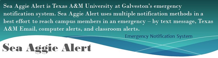 Sea Aggie Alert Banner
